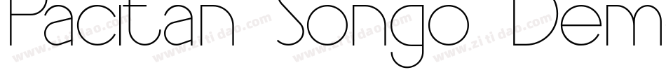 Pacitan Songo Demo字体转换